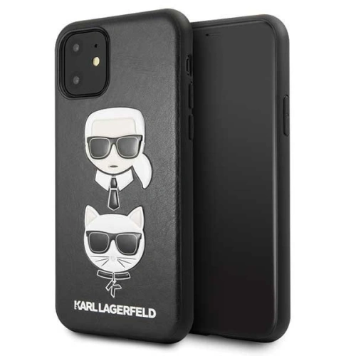 Kup Karl Lagerfeld KLHCN61KICKC iPhone 11 Hartschalenetui schwarz/schwarz Karl & Choupette - KLD150BLK - {ean13} - Sklep Home Screen