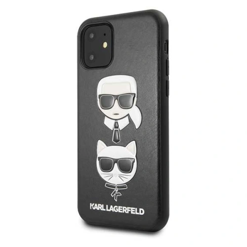 Kup Karl Lagerfeld KLHCN61KICKC iPhone 11 Hartschalenetui schwarz/schwarz Karl & Choupette - KLD150BLK - {ean13} - Sklep Home Screen