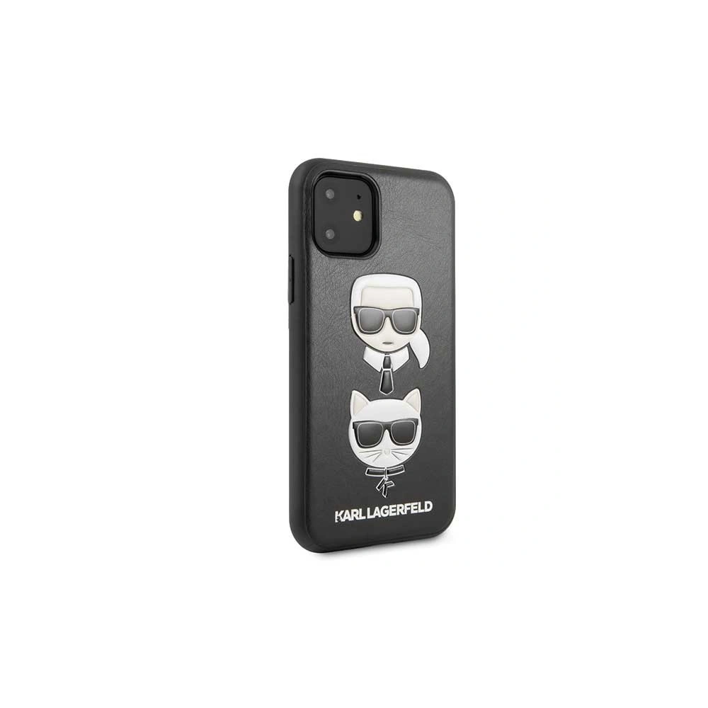 Karl Lagerfeld KLHCN61KICKC iPhone 11 hardcase czarny/black Karl & Choupette