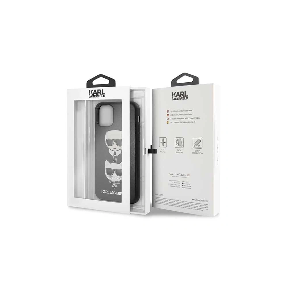 Karl Lagerfeld KLHCN61KICKC iPhone 11 hardcase czarny/black Karl & Choupette