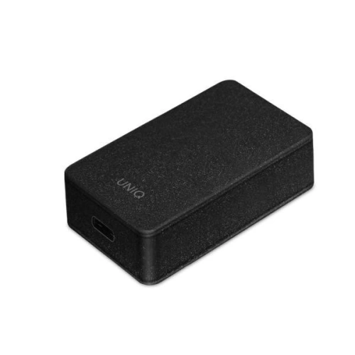 Kup UNIQ Ladă. rețea. Versa Slim USB-C PD 18W + cablu USB-C la USB-C negru/charcoal black (LITHOS Collective) - UNIQ136BLK - {ean13} - Sklep Home Screen