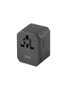 Kup UNIQ Lădiță. rețea. Adaptator mondial Voyage 33W + 2xUSB + PD 18W + QC 3.0 gri/charcoal grey (LITHOS Collective) - UNIQ137GRY - {ean13} - Sklep Home Screen