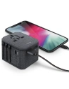 Kup UNIQ Lădiță. rețea. Adaptator mondial Voyage 33W + 2xUSB + PD 18W + QC 3.0 gri/charcoal grey (LITHOS Collective) - UNIQ137GRY - {ean13} - Sklep Home Screen
