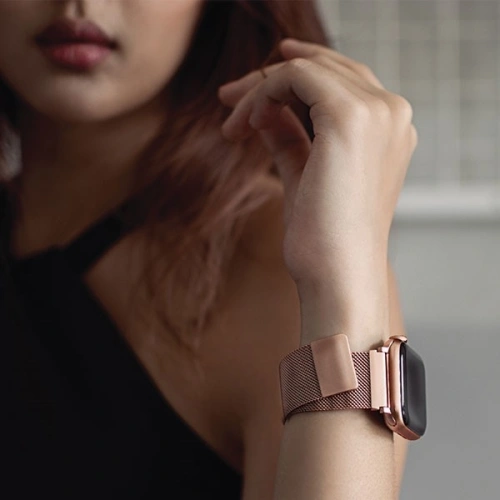 Kup Pasek UNIQ Dante Apple Watch 4/5/6/7/SE/8/9/10 40/41/42mm Oțel inoxidabil roz aurie/rose gold - UNIQ139ROSEGLD - {ean13} - Sklep Home Screen