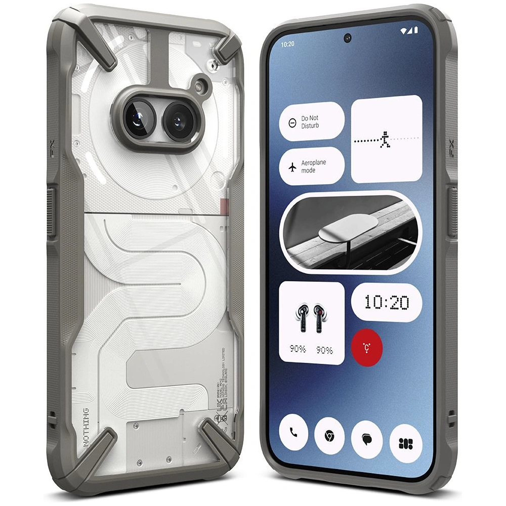 Etui Ringke Fusion-X Nothing Phone 2a / 2a Plus Grey