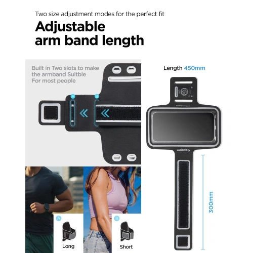 Buy Spigen A703 Dynamic Shield Armband 6.9" Black - SPN3391 - {ean13} - Home Screen Store Europe