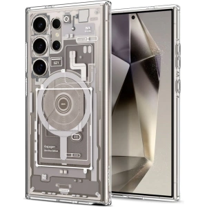 Kup Etui Spigen Ultra Hybrid OneTap Ring MagSafe Samsung Galaxy S24 Ultra Zero One Natural Titanium - SPN3392 - {ean13} - Sklep Home Screen