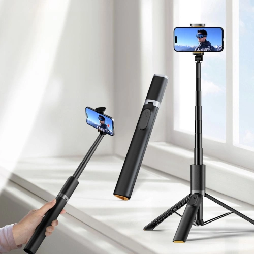 Kup Kijek Tech-Protect L08s Bluetooth Selfie Stick Tripod Black - THP2779 - {ean13} - Sklep Home Screen
