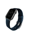 UNIQ Mondain Apple Watch 4/5/6/7/SE/8/9/Ultra 44/45/49mm valódi bőr kék/royal blue