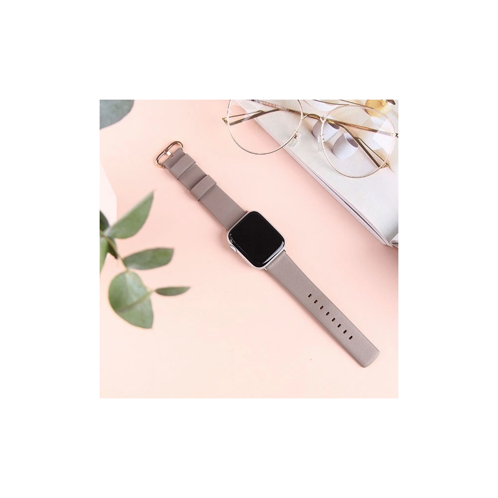 Pasek UNIQ Mondain Apple Watch 4/5/6/7/SE/8/9/Ultra 44/45/49mm Genuine Leather niebieski/royal blue