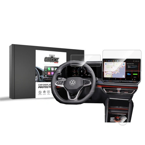 Kup Kerámia fólia GrizzGlass CarDisplay védelem Volkswagen VW Tiguan 3 15" 2024 [3w1] - GRZ9489 - {ean13} - Sklep Home Screen