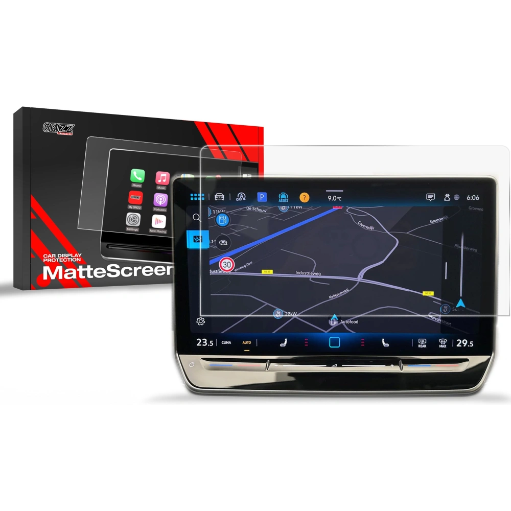 Folia matowa GrizzGlass CarDisplay Protection do Volkswagen VW Passat B9 12,9" (2024-2025)