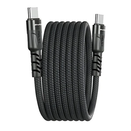 Kup Magnetisches Kabel AWEI CL-166T USB-C / USB-C schwarz - AWEI185 - {ean13} - Sklep Home Screen