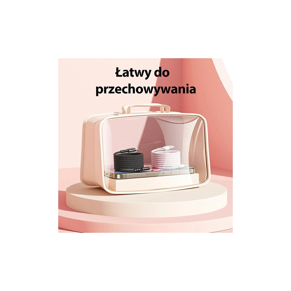 Kabel magnetyczny AWEI CL-166T USB-C / USB-C czarny/black