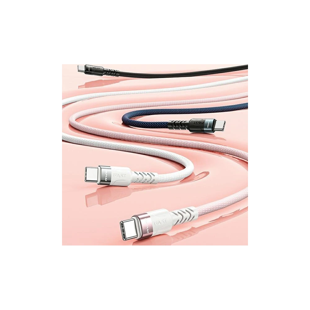 Kabel magnetyczny AWEI CL-166T USB-C / USB-C czarny/black