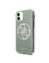 Buy Guess GUHCN61PCUGLKA iPhone 11 khaki hard case 4G Circle Glitter - GUE227KHA - {ean13} - Home Screen Store Europe