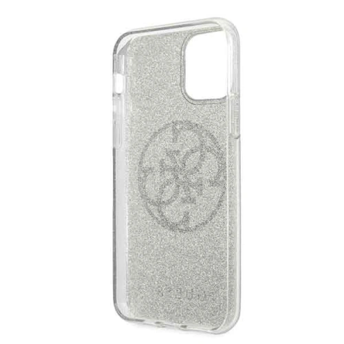 Buy Guess GUHCN61PCUGLKA iPhone 11 khaki hard case 4G Circle Glitter - GUE227KHA - {ean13} - Home Screen Store Europe
