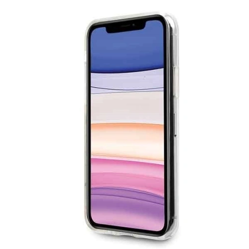 Kup Etui Guess GUHCN61PCUGLKA Apple iPhone 11 khaki tvrdý obal 4G Circle Glitter - GUE227KHA - {ean13} - Sklep Home Screen