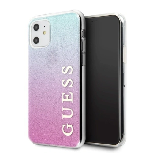 Kup Etui Guess GUHCN61PCUGLPBL Apple iPhone 11 rózsaszín-kék/hard case Glitter Gradient - GUE228PNKBLU - {ean13} - Sklep Home Screen