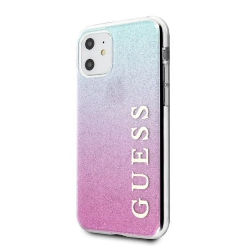 Kup Etui Guess GUHCN61PCUGLPBL Apple iPhone 11 rózsaszín-kék/hard case Glitter Gradient - GUE228PNKBLU - {ean13} - Sklep Home Screen