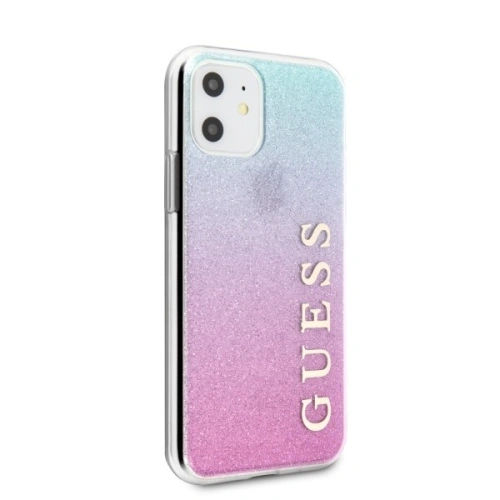 Kup Etui Guess GUHCN61PCUGLPBL Apple iPhone 11 rózsaszín-kék/hard case Glitter Gradient - GUE228PNKBLU - {ean13} - Sklep Home Screen
