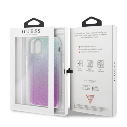 Kup Etui Guess GUHCN61PCUGLPBL Apple iPhone 11 rózsaszín-kék/hard case Glitter Gradient - GUE228PNKBLU - {ean13} - Sklep Home Screen