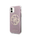 Kup Etui Guess GUHCN61PCUGLPI Apple iPhone 11 różowy/pink hard case 4G Circle Glitter - GUE229PNK - {ean13} - Sklep Home Screen