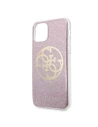 Kup Etui Guess GUHCN61PCUGLPI Apple iPhone 11 różowy/pink hard case 4G Circle Glitter - GUE229PNK - {ean13} - Sklep Home Screen