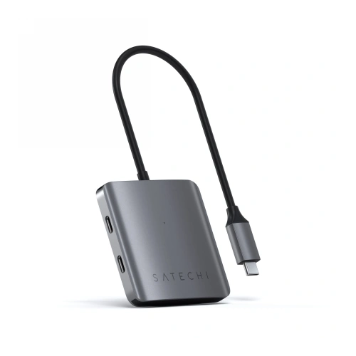 Kup Adapter Satechi Hub USB-C / 4x USB-C Space Grau - STH116 - {ean13} - Sklep Home Screen