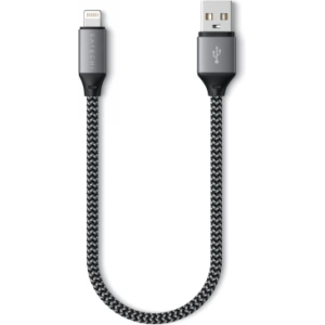 Kup Kabel Satechi USB-A / Lightning 15W, 25cm vesmírně šedá - STH117 - {ean13} - Sklep Home Screen
