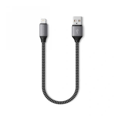 Kup Kabel Satechi USB-A / Lightning 15W, 25cm Weltraumgrau - STH117 - {ean13} - Sklep Home Screen