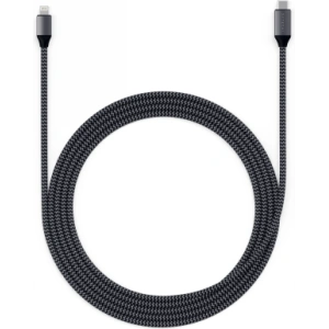 Buy Satechi USB-C / Lightning 29W, 480Mbps, 1.8m space gray - STH120 - {ean13} - Home Screen Store Europe
