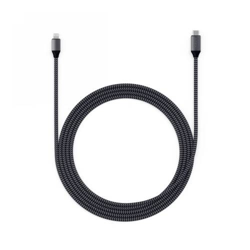 Buy Satechi USB-C / Lightning 29W, 480Mbps, 1.8m space gray - STH120 - {ean13} - Home Screen Store Europe