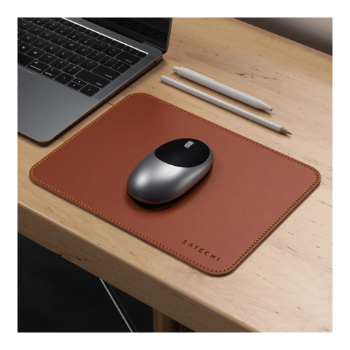 Buy Satechi Eco Leather mouse pad brown - STH121 - {ean13} - Home Screen Store Europe