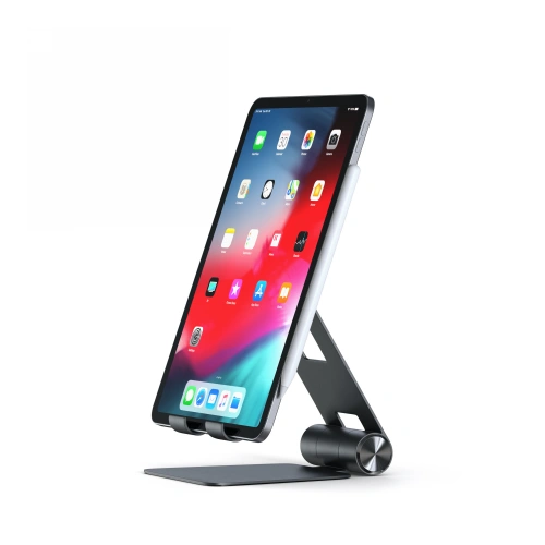 Kup Podstawka Satechi R1 Aluminum Hinge Holder Foldable Stand Apple iPhone / iPad black - STH123 - {ean13} - Sklep Home Screen