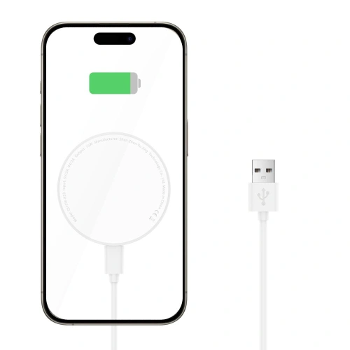Kup Vezeték nélküli töltő Tech-Protect QI15W-A33 Magnetic MagSafe vezeték nélküli töltő fehér - THP2787 - {ean13} - Sklep Home Screen