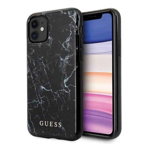 Kup Guess Apple Tasche GUHCN61PCUMABK iPhone 11 schwarz/schwarz Marmor - GUE230BLK - {ean13} - Sklep Home Screen
