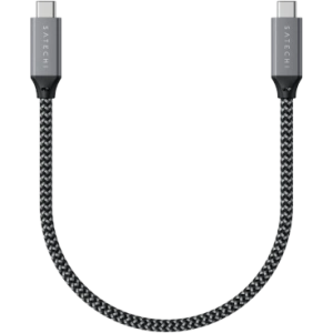 Kup Kabel Satechi USB-C / USB-C 100W, 40Gbps, 25cm space gray - STH125 - {ean13} - Sklep Home Screen