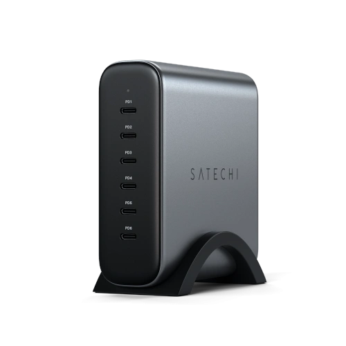 Kup Netzteil Satechi 6-Port 6xUSB-C GaN 200W PD GaN space gray - STH126 - {ean13} - Sklep Home Screen