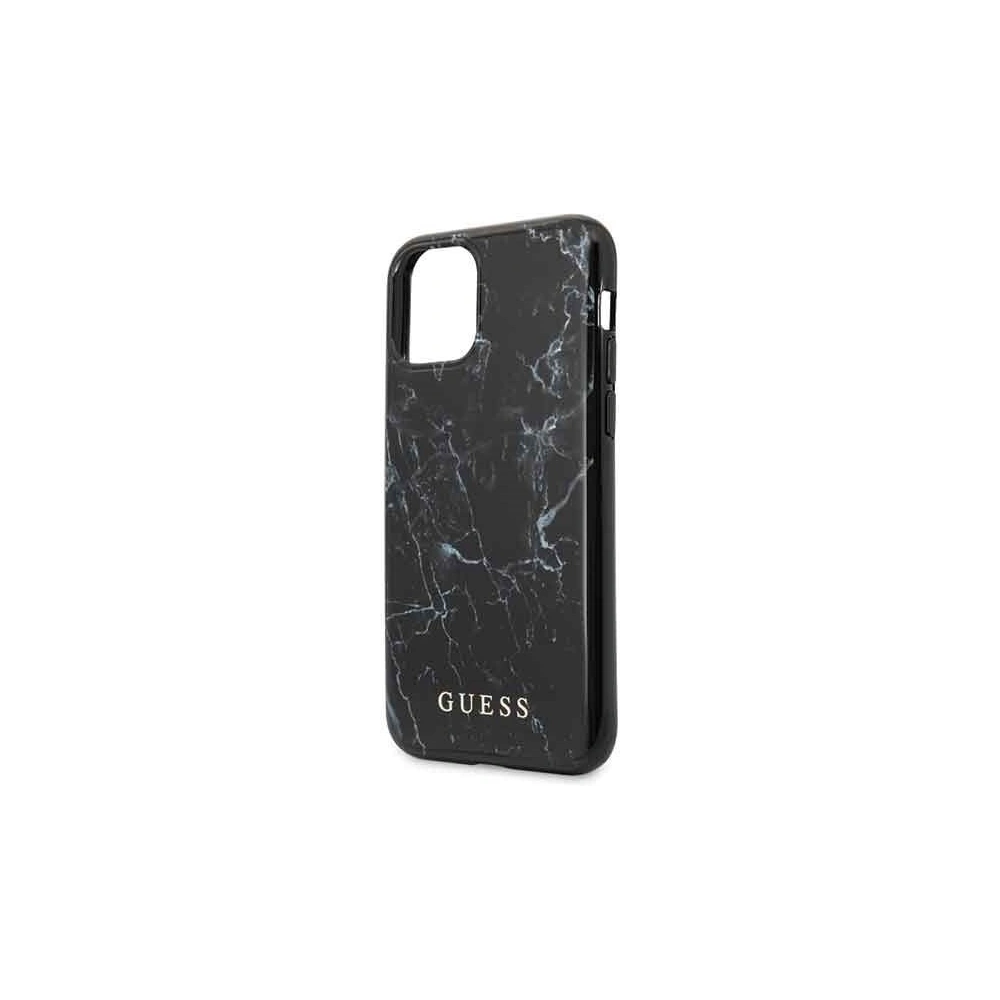 Etui Guess GUHCN61PCUMABK Apple iPhone 11 czarny/black Marble