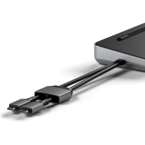 Buy Satechi Dual Dock Stand MacBook 2xUSB-C / USB-C PD 75W,2xUSB-C,2xHDMI 2.0, DP 1.4 Port, 2xUSB-A,RJ45,M.2 SATA/NVMe - STH128 - {ean13} - Home Screen Store Europe