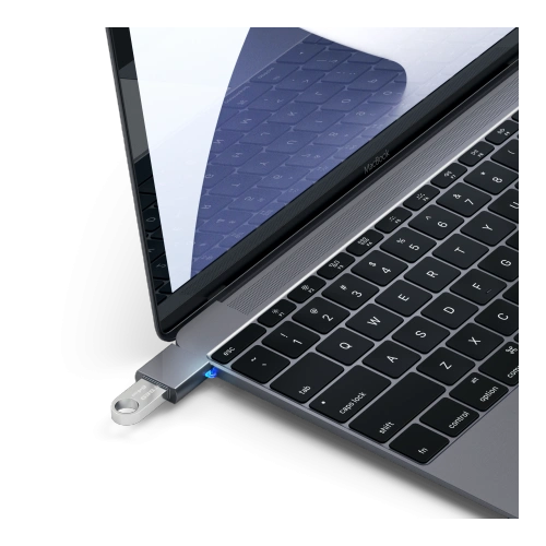 Kup Adapter Satechi Aluminium USB-C / USB-A 3.0 Space Grau - STH131 - {ean13} - Sklep Home Screen