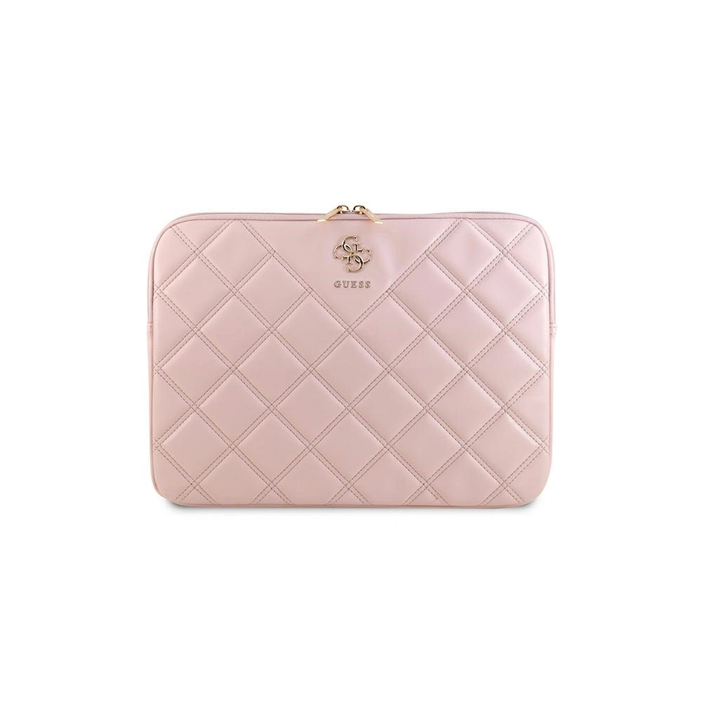 Torba Guess Sleeve GUCS14ZPSQSSGP 14" Quilted 4G różowy/pink
