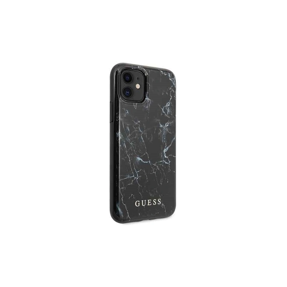 Etui Guess GUHCN61PCUMABK Apple iPhone 11 czarny/black Marble