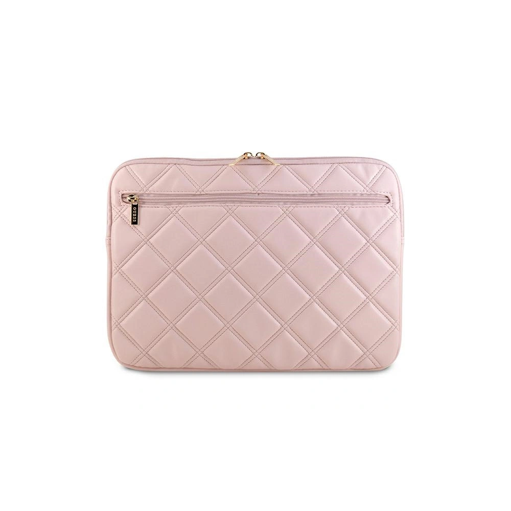 Torba Guess Sleeve GUCS14ZPSQSSGP 14" Quilted 4G różowy/pink