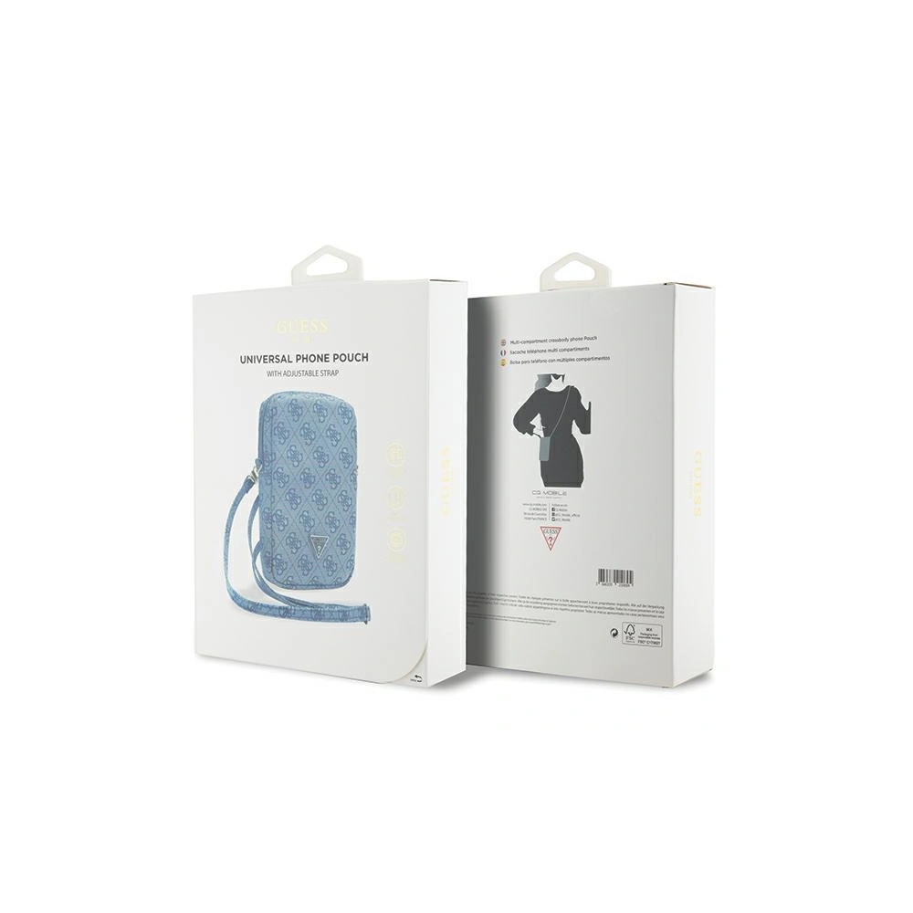 Torebka Guess GUWBZP4GFTSB Zip 4G Triangle niebieski/blue