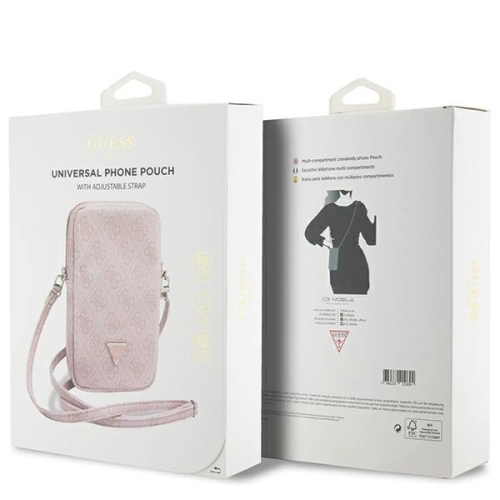 Kup Torebka Guess GUWBZP4GFTSP Zip 4G Triangle różowy/pink - GUE3394 - {ean13} - Sklep Home Screen