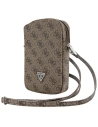 Torebă Guess GUWBZP4GFTSW Zip 4G Triangle maroniu/brown