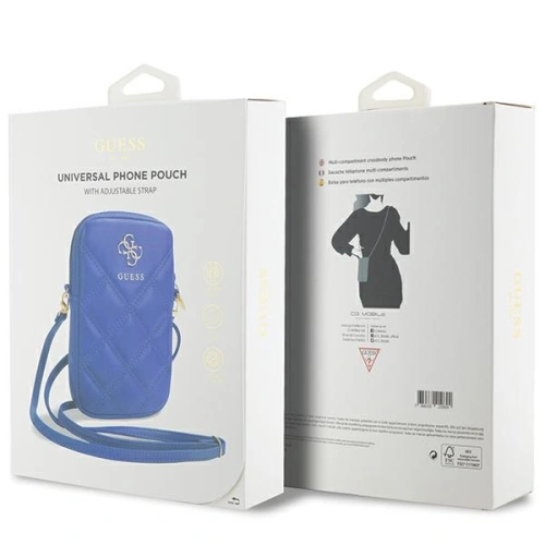 Kup Torebka Guess GUWBZPSQSSGB Zip Quilted 4G modrá/blue - GUE3396 - {ean13} - Sklep Home Screen