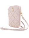 Torebka Guess GUWBZPSQSSGP Zip Quilted 4G różowy/pink